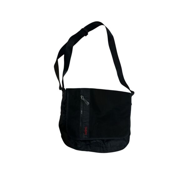 Nice unisex black Kipling laptop/ Shoulder Bag Adjustable Strap Crossbody tote - Picture 1 of 8